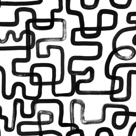 Fototapet, Artzy Lines, Graphite, Rebel Walls - Img 2