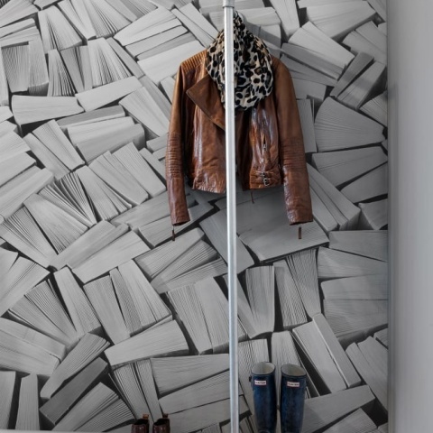Fototapet, Books, White, Rebel Walls - Img 6