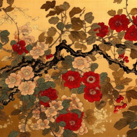 Fototapet Botanic Nectar Sakura Rêve NS100