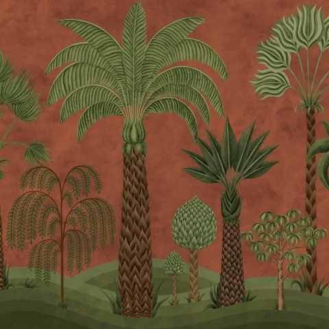 Fototapet, Botanical Bliss, Rust, Rebel Walls - Img 2