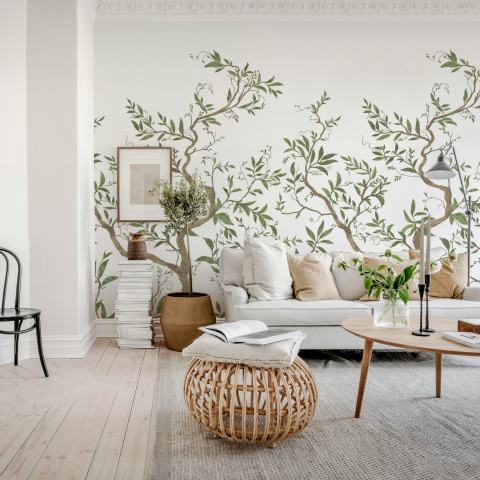 Fototapet, Branches of Dreams, White, Rebel Walls - Img 3