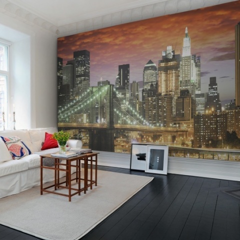 Fototapet, Brooklyn Bridge, Rebel Walls
