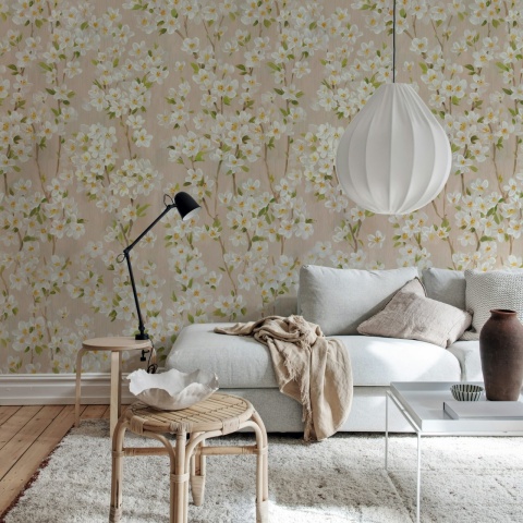 Fototapet, Cherry Blossom Tree, Pink, Rebel Walls