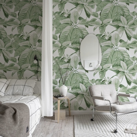 Fototapet, Chestnut, White, Rebel Walls