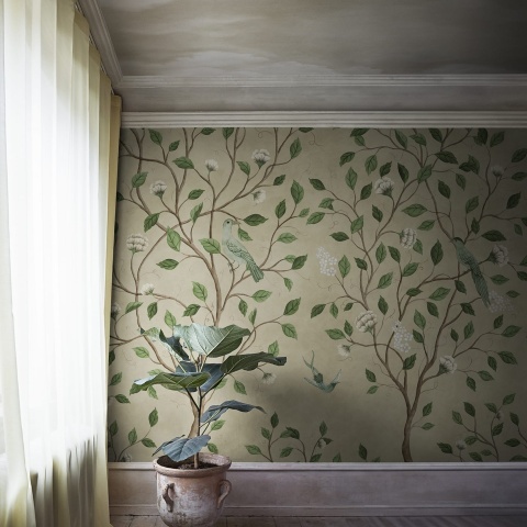 Fototapet, Chinoiserie Dream, Beige, Rebel Walls - Img 3