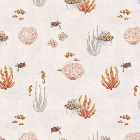 Fototapet Coral Garden - White, Kikki Belle - Img 2