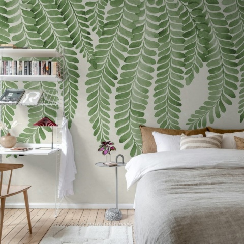 Fototapet, Dangling Fern, Green, Rebel Walls - Img 3