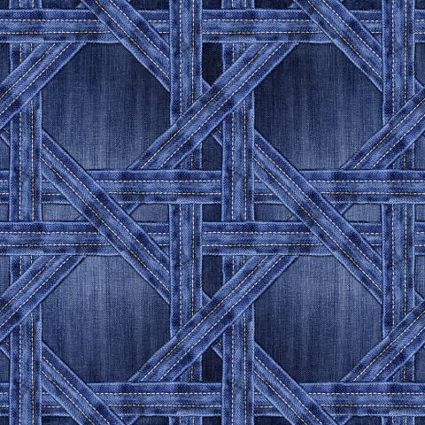 Fototapet, Denim Trellis, Rebel Walls - Img 2