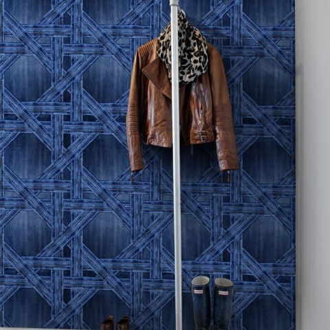 Fototapet, Denim Trellis, Rebel Walls - Img 3