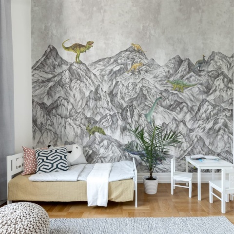 Fototapet, Dinosaur Mountain, Rebel Walls