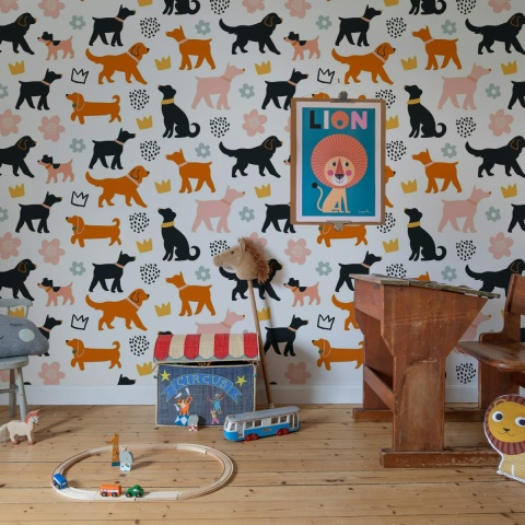 Fototapet, Dog Walk, Multi, Rebel Walls - Img 3