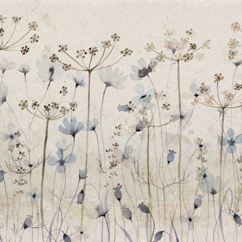 Fototapet, Dreamy Meadow, Blue, Rebel Walls - Img 2