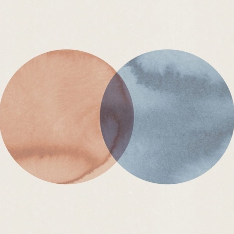 Fototapet, Eclipse, Red Blue, Rebel Walls - Img 2