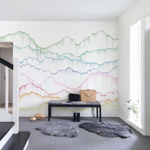 Fototapet, Elevation, Rainbow, Rebel Walls - Img 3