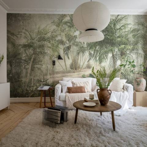 Fototapet, Faded Tropics, Green, Rebel Walls