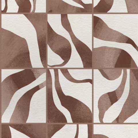 Fototapet, Floating Tiles, Brown, Rebel Walls - Img 2