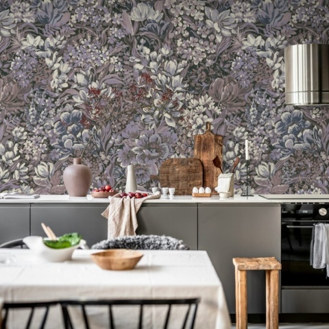 Fototapet, Floral Garden, Lilac, Rebel Walls - Img 3