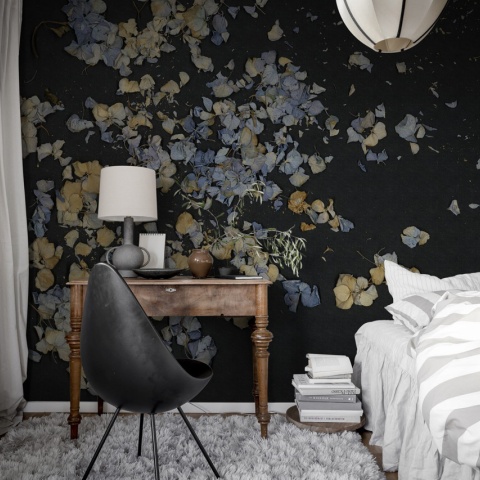 Fototapet, Fragile Beauty, Dark Blue, Rebel Walls - Img 5