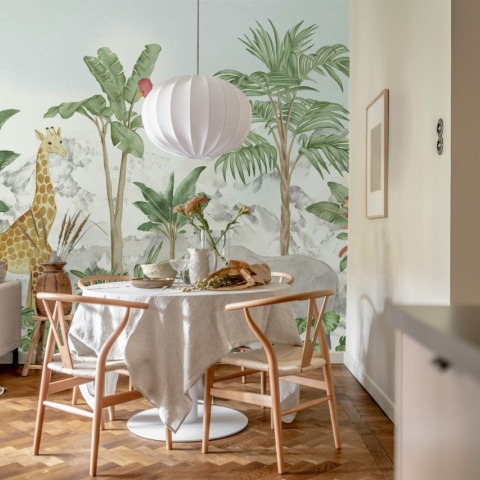 Fototapet, Friends of the Jungle, Green, Rebel Walls - Img 3