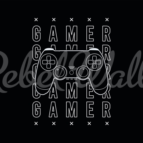 Fototapet, Gamer, Black, Rebel Walls - Img 2