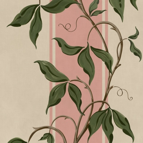 Fototapet, Garden Stripe, Pink, Rebel Walls - Img 2