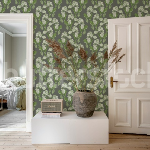 Fototapet, Garland Flora, Green, Rebel Walls - Img 3