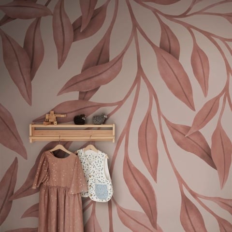 Fototapet, Giant Leaves, Pink, Rebel Walls - Img 3