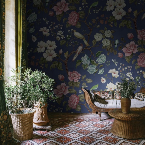 Fototapet, Grandiflora, Blue, Rebel Walls - Img 5