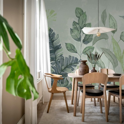 Fototapet, Happy Plants, Green, Rebel Walls