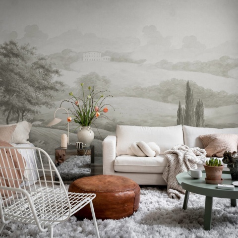 Fototapet, Hilltop House, Beige, Rebel Walls - Img 4