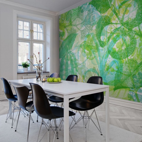 Fototapet, Jelly Belly Plants, Green, Rebel Walls - Img 4