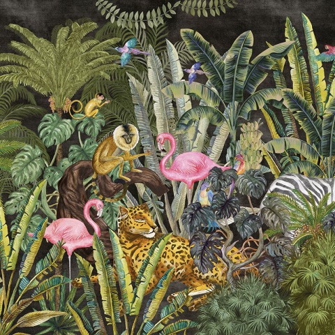 Fototapet Jungleful (dark), VLAdiLA - Img 3