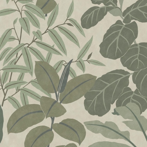 Fototapet lavabil, Grand Leaves 9628W - Img 2