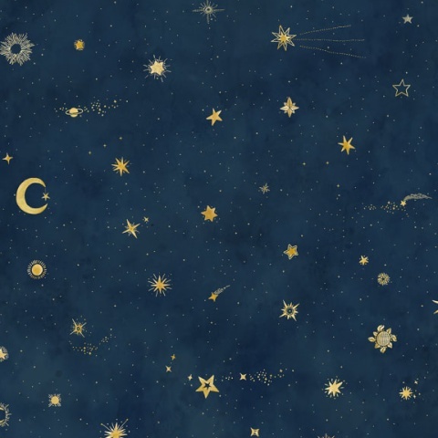 Fototapet lavabil, Starry Sky Petrol, Sandberg - Img 2