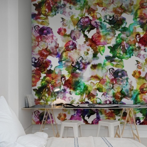 Fototapet, Lily Pond, Rainbow, Rebel Walls