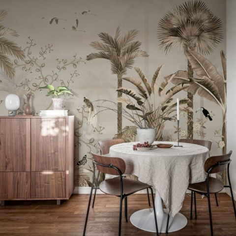 Fototapet, Magnolia Jungle, Beige, Rebel Walls - Img 3