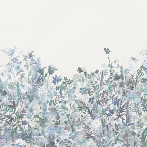 Fototapet, May Meadow, Soft Blue, Rebel Walls - Img 2