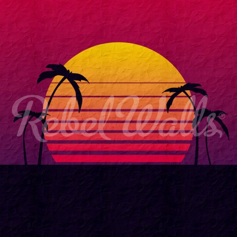 Fototapet, Miami Sunset, Rebel Walls - Img 2