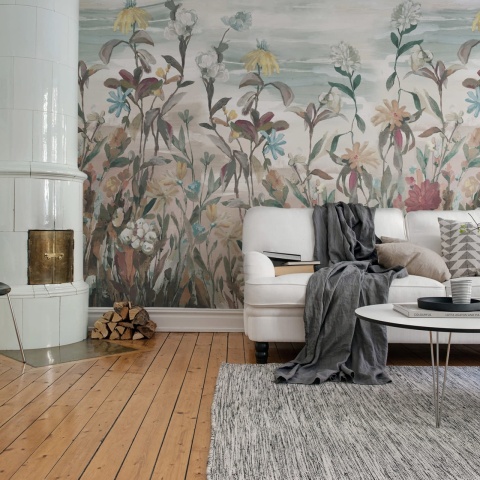Fototapet, Misty Garden, Autumn, Rebel Walls