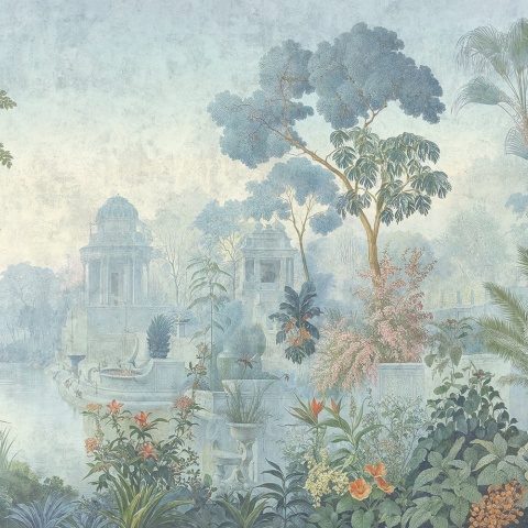 Fototapet Misty Temple Horizon - personalizat, VLAdiLA - Img 2