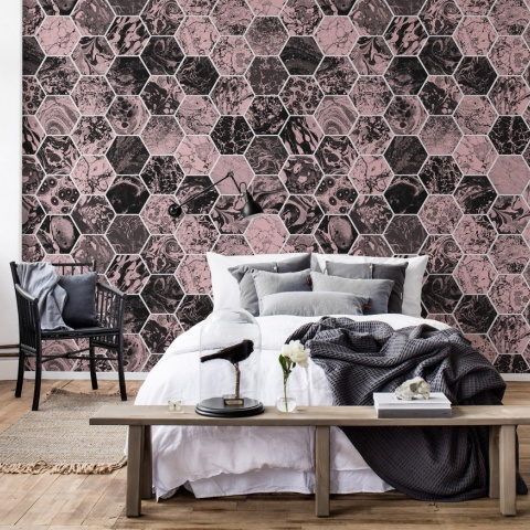 Fototapet, Mixed Memories, Dusty Pink, Rebel Walls - Img 3