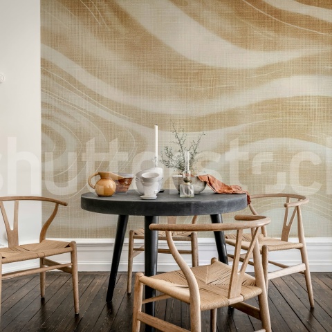 Fototapet, Ocean Lines, Beige, Rebel Walls - Img 3