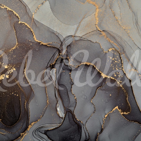 Fototapet, Onyx, Black, Rebel Walls - Img 2