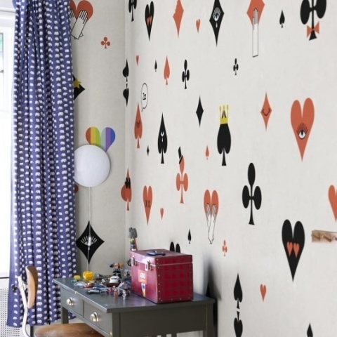 Fototapet, Poker Face, Red, Rebel Walls