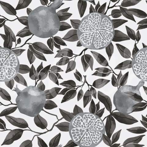 Fototapet, Pomegranate, Graphite, Rebel Walls - Img 2