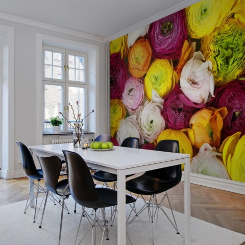 Fototapet, Ranunculus, Rebel Walls - Img 4