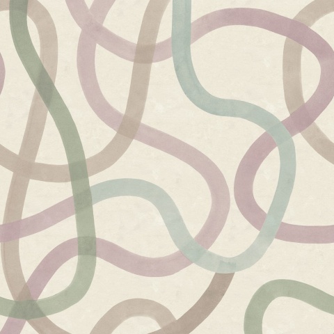 Fototapet, Serpentine, Pastel, Rebel Walls - Img 2