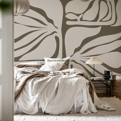 Fototapet, Silent Grove, Soft Khaki, Rebel Walls - Img 3