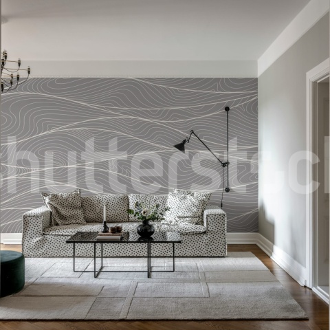 Fototapet, Soft Dunes, Gray, Rebel Walls