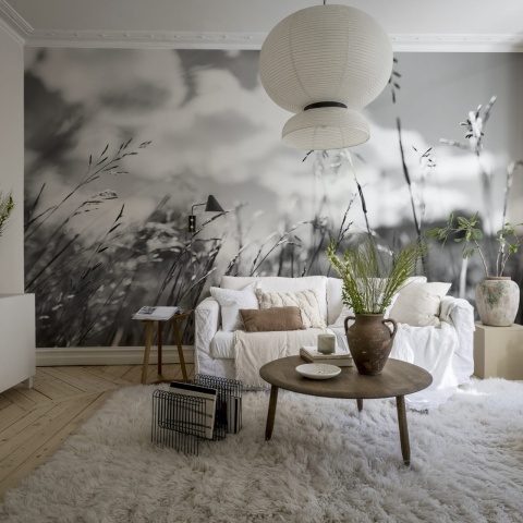 Fototapet, Straw, Graphite, Rebel Walls